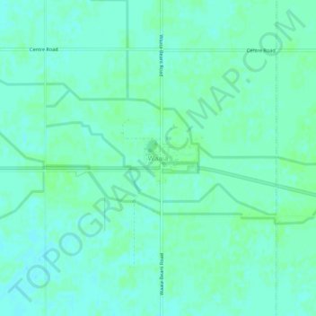 Waaia topographic map, elevation, terrain