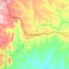 Amatongas topographic map, elevation, terrain