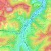 Hachen topographic map, elevation, terrain