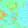 Pak Phraek topographic map, elevation, terrain