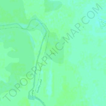 Sao topographic map, elevation, terrain