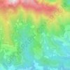 Leuso topographic map, elevation, terrain