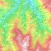 Hun topographic map, elevation, terrain