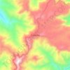 Tlanchinol topographic map, elevation, terrain