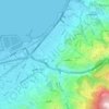 Zalqa topographic map, elevation, terrain