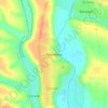 Rakovets topographic map, elevation, terrain