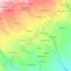 Licin topographic map, elevation, terrain