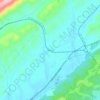 Marlow topographic map, elevation, terrain