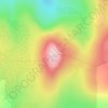 Mount Keen topographic map, elevation, terrain