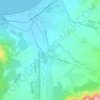 Cantone topographic map, elevation, terrain