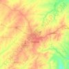 Chimoio topographic map, elevation, terrain
