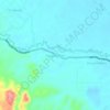 Sungai Badar topographic map, elevation, terrain