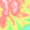 Poleganyara topographic map, elevation, terrain