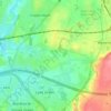 Henfield topographic map, elevation, terrain