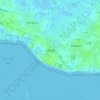 Goting topographic map, elevation, terrain