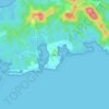 Second Bight topographic map, elevation, terrain