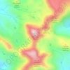 Pic Carlit topographic map, elevation, terrain