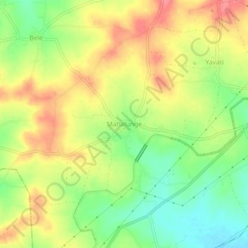 Mahalunge topographic map, elevation, terrain