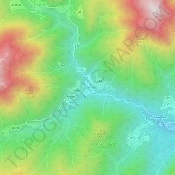 Dont topographic map, elevation, terrain