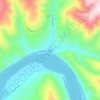 Almota topographic map, elevation, terrain