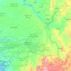 Tambacounda topographic map, elevation, terrain