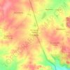 Kadthal topographic map, elevation, terrain