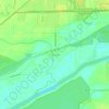 Aux Sable topographic map, elevation, terrain