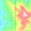 Waris topographic map, elevation, terrain