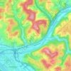 Hillsdale topographic map, elevation, terrain