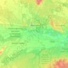 Курэнь topographic map, elevation, terrain