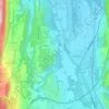 Montarlet topographic map, elevation, terrain