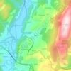 Bulse topographic map, elevation, terrain