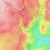 Mount Zion topographic map, elevation, terrain