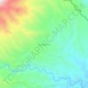 Nangaroro topographic map, elevation, terrain