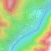 塆登郭 topographic map, elevation, terrain