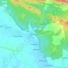 Parengan topographic map, elevation, terrain