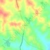 Gurupura topographic map, elevation, terrain