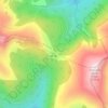 Berthoud Pass topographic map, elevation, terrain