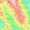 Wars topographic map, elevation, terrain