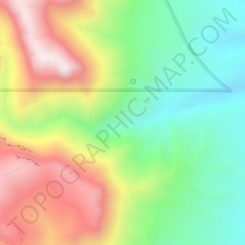 Bull Canyon topographic map, elevation, terrain