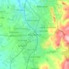 Macclesfield topographic map, elevation, terrain