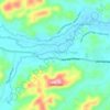 Kampung Kayu Ara topographic map, elevation, terrain