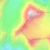 Katarnag Peak topographic map, elevation, terrain