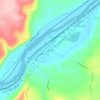 Randall topographic map, elevation, terrain