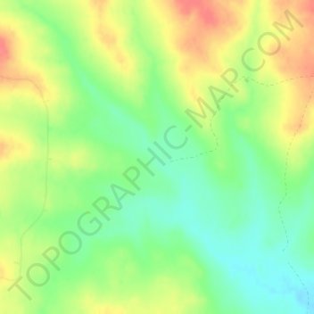 Kountz Dam topographic map, elevation, terrain