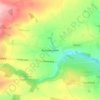 Butterknowle topographic map, elevation, terrain