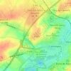 Sainte-Olle topographic map, elevation, terrain