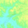 Baheratail topographic map, elevation, terrain