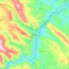 Penacova topographic map, elevation, terrain