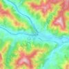 Vatra Dornei topographic map, elevation, terrain